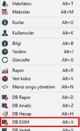 Bu düzenleme ile birlikte kullanmış olduğumuz bu özel alanlara DBEXIM yardımı