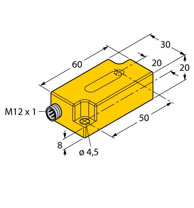 ATEX category II 3 G, Ex zone 2 ATEX category II 3 D, Ex zone 22 Dikdörtgen, 20 mm yükseklik Plastik, PBT-GF20-V0 Çalışma gerilimi ve anahtarlama durumu göstergesi İki programlanabilir kontak çıkış