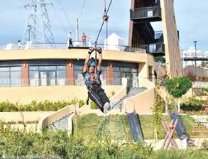 Açık hava sporlarının yapılabileceği mekanlar ile dağcılık, kaya tırmanışı ve zipline gibi aktiviteleri barındıran Macera Park İzmir'de, engelli, yaşlı ve çocuklara yönelik