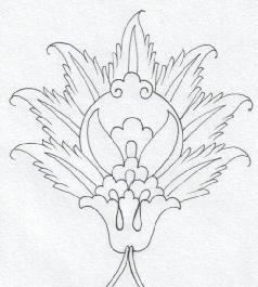 gurubu motifleridir. Şekil 3. Narçiçeği, Şakayık ve Marul çiçeği motifleri 2.