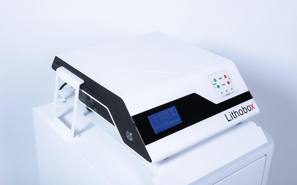 LITHOBOX Pnömatik Litotripsi Sistemi Lithobox, elektro pnömatik prensiple çalışan intracorporeal böbrek taşı kırma sistemidir.