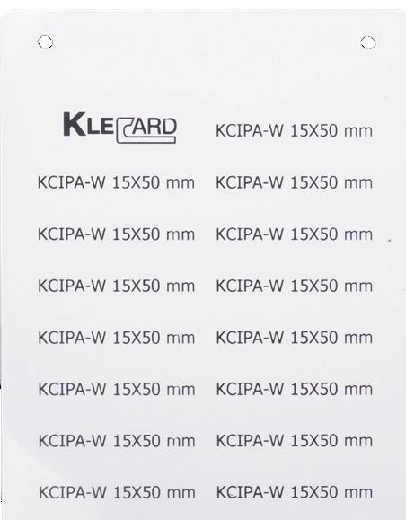 KCIPA-W 8x20 8x20mm Beyaz 80 20 808 706 KCIPA-W 9x35 9x35mm Beyaz 45 20 KCIPA-W 9x12 KCIPA-W 15x50 808 707 KCIPA-W 9x50 9x50mm Beyaz 30 20 808 708 KCIPA-W