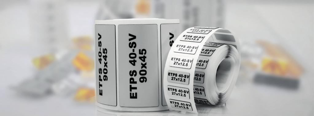 36 2.5 Pano Yüzeyi ve Komponent Markalama 2.5.2 Kalın Polyester Etiketler - ETPS Serisi Sipariş No Ürün Yazım Alanı Renk Paket Miktarı 808 064 ETPS 40-SV 27x12.5 27x12.