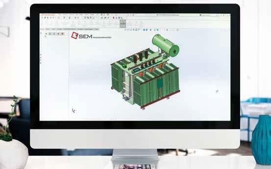 SEM Transformer design team use high technology manufacturing