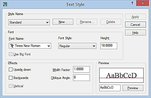 Yazı Stili Oluşturma AutoCAD ile çeşitli türde ve stilde yazı yazılabilmesi için TEXT komutu kullanılır. Sık kullanılan yazı biçimleri için bir şablon hazırlanması çizim sırasında kolaylık sağlar.