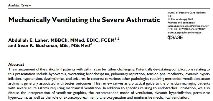 ASTIM Akut astımı olan hastaların tedavisinde noninvazif pozitif basınçlı ventilasyonun faydası tartışmalıdır.