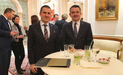 Eren Günhan Ulusoy, the Chairman of Turkish Flour Industrials Federation, and Vural Kural, the General Secretary, attended Turkey-Ukraine Agricultural Business Forum meetings in Ukraine-Kiev on 3rd-