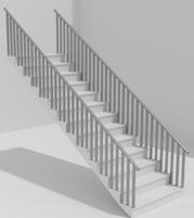 Merdivenlerinde tırabzan / korkuluk kullanılmamış stantlarda, merdiven kullanımına izin verilmez. Tırabzanlar çouklar için tırmanılamaz bir yapıya sahip olmalıdır.