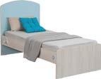 BED (75x160cm) W:165 x D:84 x