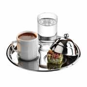 Turkish Coffee Set 22,6 x 15,2 cm A29006 (Sade / Plain), A29306 (Eskitme