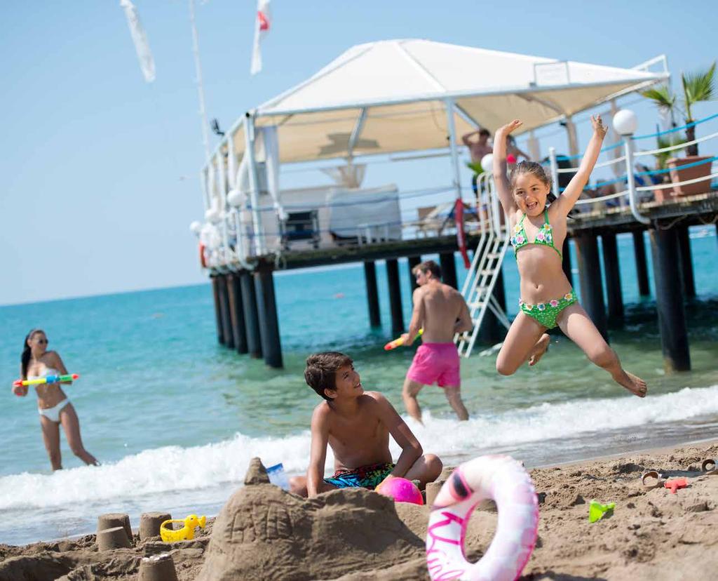 A BIG WORLD FOR JUNIORS KÜÇÜKLER İÇİN KOCAMAN BİR DÜNYA MOPPET KIDS CLUB Concorde De Luxe Resort offers a world full of safe fun and activities for its small guests.