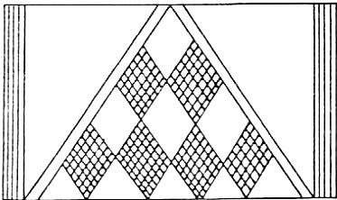 Resim 15. Dikey çizgiler. Geometrik bezemeler vazoların panel kenar motifi. EPK. 3.2.