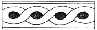 de sadece üçgenlerin uçları sağa yada sola bakarken hafif içe kavisli olarak görülmektedir. Resim 17. Üçgenler doldurma motifleri. EPK. 3.2.1.4.