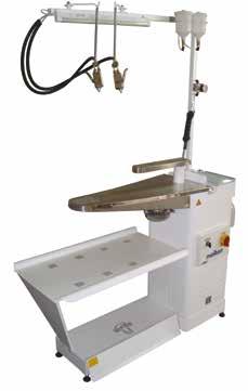 IŞIKLI, DAR TİP LEKE TEMİZLEME MAKİNESİ NARROW TYPE SPOT REMOVING MACHINE WITH VACUUM AND LIGHT FLECKENENTFERNUNGSTISCH MIT LÄNGLICHER ARBEITSFLÄCHE UND ABSAUGUNG