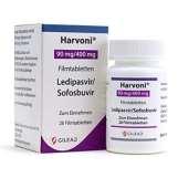 DAA tedavi protokolleri HARVONİ Sofosbuvir+Ledipasvir GFR<30 ml/dk da Sofosbuvir