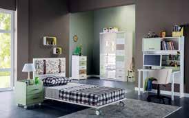 The stylish design and inspiring structure of the Kamp Young Room Set has