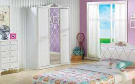 Arya 3 Kapılı Gardırop Arya 3 Door Wardrobe Arya Çalışma Masası Arya Desk Arya