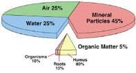 madde %5 Sıvı faz Toprak