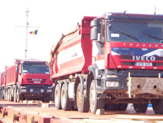 the cargoes unladed in Romanian port of Constanta from inner