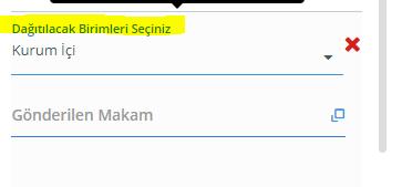 edilen amiri tarafından sevk yapılacak birim ve kişi bilgilerini hazırlamış olur.