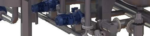 4. Ana Sirkilasyon Pompa: Yatay Tip 316 kalite paslanmaz döküm santrifüj pompadır. Makine standart istendiğinde ana sirkilasyon pompası 1 adet kullanılmaktadır.