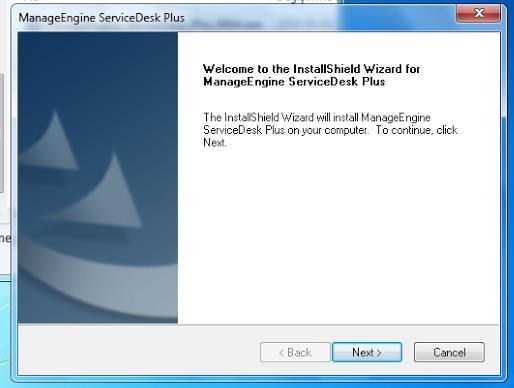 ManageEngine ServiceDesk Plus yüklenerek
