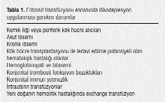 Hematopoietik Kök Hücre Transplantasyonunda Transfüzyon Deste i Osman ÖZCEBE Hacettepe Üniversitesi T p Fakültesi, ç Hastal klar, Hematoloji Bilim Dal Baflar l bir hematopoietik kök hücre program