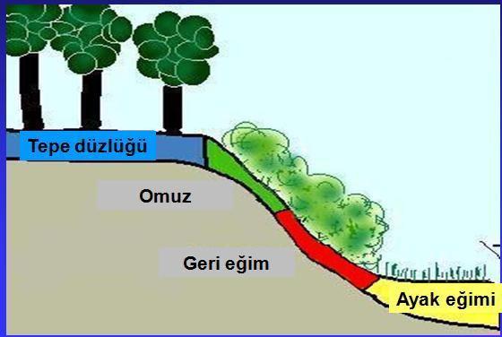 Topografya (Arazi şekli ve konumu) Topografya, iklimin ve özellikle suyun