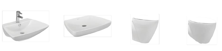 69601 Batarya Deliksiz Tezgah Üstü Bowl Washbasin Without Tap Hole Aquasave Klozetler 6 Litre yerine 4 Litre su