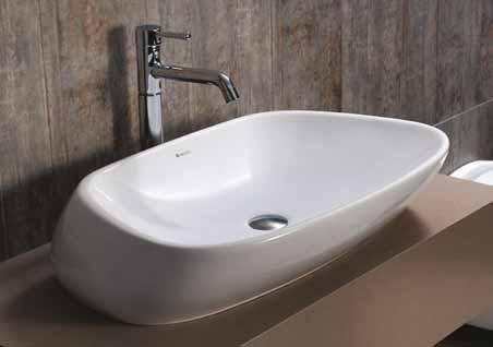 Batarya Deliksiz Banyo Mobilyası Bowl Washbasin without tap hole