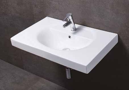 H A R P A S A 85801 Yarım Ayak ve Banyo Mobilyası Washbasin 80cm compatible with half pedestal and bathroom furniture 85303 Asma WC Wall-mounted WC H A R P A S A