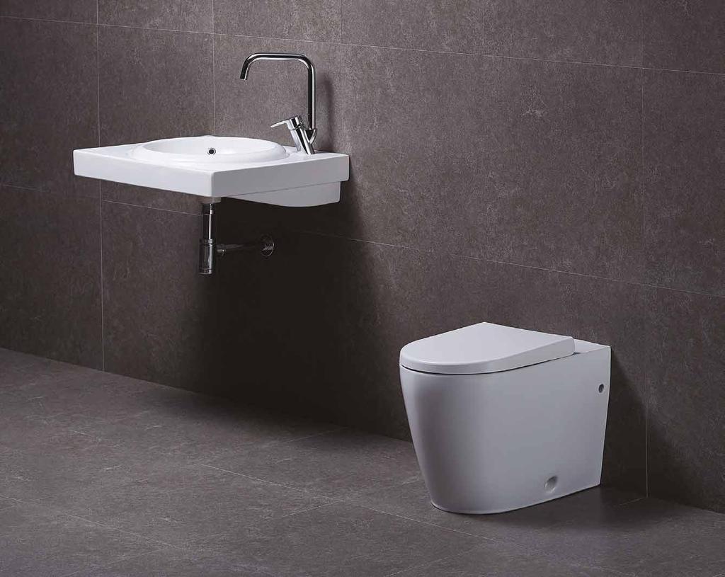 D R O P I A 82651 65 cm Washbasin 65 cm D R O P I A Aquasave Klozetler 6 Litre yerine 4 Litre su ile etkin temizlik sağlar.