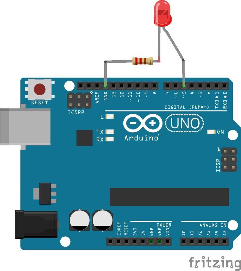 5 Nolu Pin (Duty Cycle) LED in Parlaklık Seviyesi 0 Yanmaz 255