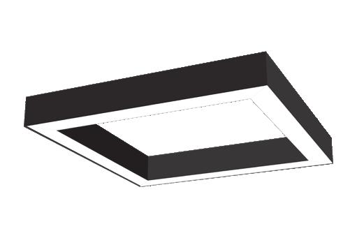 LINEAR Sıva Üstü Armatürler / Surface Mounted Luminaires VEKLINE K Elektrostatik toz boyalı alüminyum gövde Aluminium housing with electrostatic powder coated Yüksek geçirgenlikli satine PC opal