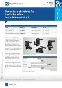 PI 1609 Secondary air valves for motor bicycles