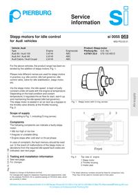 SI 0055 Stepp motors for idle control (Audi)