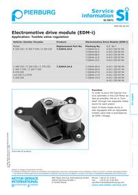 drive module (EDM-i) Sipariş numarası: SI 0071 FR EN ES DE SI 0102 Intake