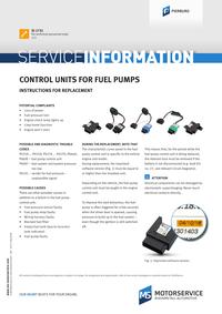 FR RU PT PL HU RO IT ES SI 1731-02 Control units for fuel pumps