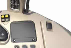 Çalışma ve tepe lambası kontrol paneli Elektronik arka askı ayarı ESSENTIAL Essential kabin kontrolleri MF 5700 SL Serisi tüm