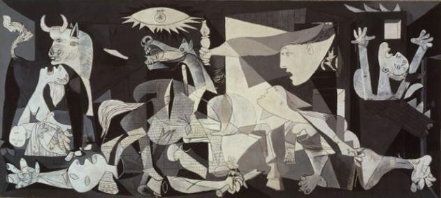 22 Resim-18: Guernica, 1937, 349 cmx 776 cm, Tuval üzerine yağlı boya, P. Picasso. (http://en.wikipedia.org/wiki/guernica_%28picasso%29,07.06.