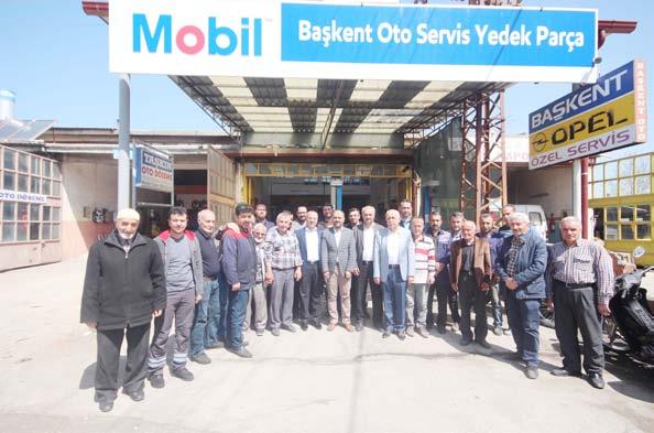Belediye Başkanı Murat Özaltun, Sanayi Sitesi nde bir işyerinde düzenlenen istişare toplantısında esnafla bir araya geldi.