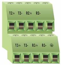 COM2 Port [AS38BSTD, AS35THTD Serisi] COM Port PIN MOD 1 MOD 2 RS-422 RS-485 R- RXD- D- R+ RXD+ D+ T- TXD- D- T+ TXD+ D+ G Türkçe-7 GND Not 1: Mod 2 seçildiği zaman (RS-485 için), D+ gösterilen yere