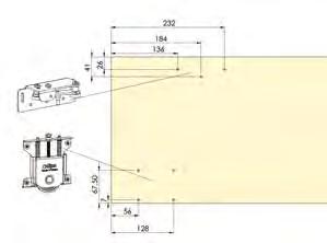 Works with poliamide plated ballbearing wheels. Its practical, smooth and easy fixed.