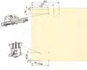 Its practical, smooth and easy fixed. Suitable for door thickness between 16-40 mm.