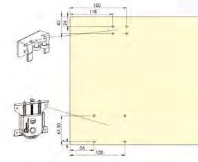 single recessed track 36,65 50 8002 - A 41,65 55 8002 - B 46,65 60 KFS 11 Kapak frenleme mekanizması