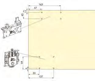 82,05 42 39,38 8056 Üst ray Upper track 12,66 6,70 8,75 8010-1 Alt tekli gömme ray Bottom single recessed track 36,65 50 8002 -