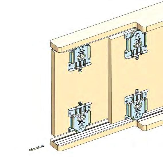 SÜRGÜLÜ KAPAK MEKANİZMASI PKM 80 B LUX VEGA SLIDING DOOR MECHANISM Sürgü kapak mekanizması 80