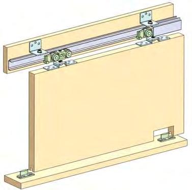 Poliamid tekerlekli, hareketli masfallı 15 mm yükseklik ayarı yapılabilen kapı kapak sistemi. 51 kg carrying capacity. Use for 28 mm chipboard.