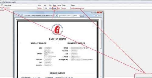 E - İHRACAT FATURASI GÖNDERME İMKANI Luca Mali Müşavir Paketine Yevmiye Kayıtlarının E DEFTER Şekil Şartlarına Uyumlu Aktarımı Gelir İdaresi