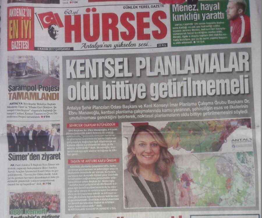 Hürses Antalya Gazetesi, Şube
